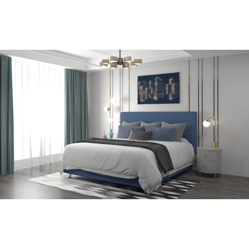 CHAMBRE À COUCHER ZEN BLEU JEANS