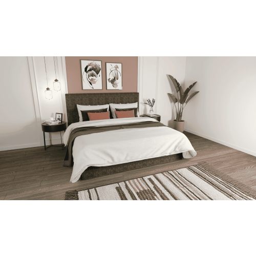 CHAMBRE À COUCHER ZEN MARRON