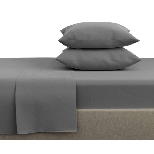 PACK DRAPS SUPRÊME UNIS GRIS 2 PLACES