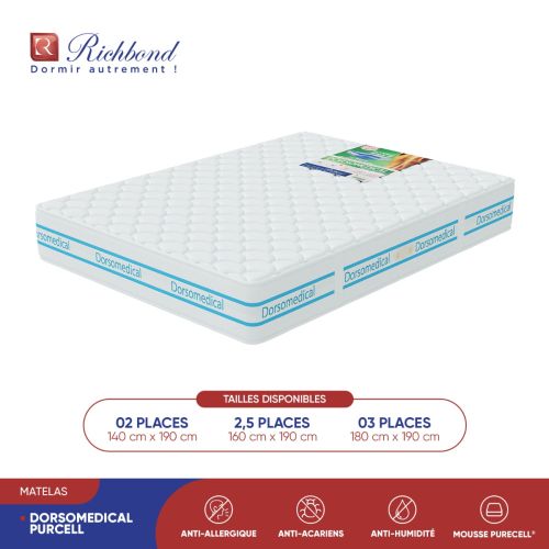 MATELAS DORSO-MÉDICAL PH8