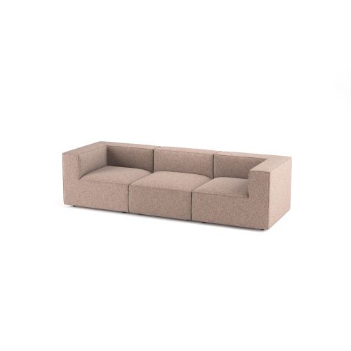 CANAPÉ TETRIS TAUPE 3 PLACES