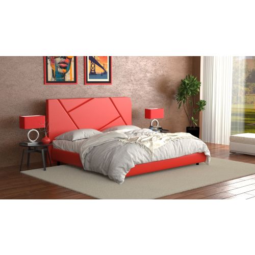 LIT PEARL SIMILI CUIT ROUGE     